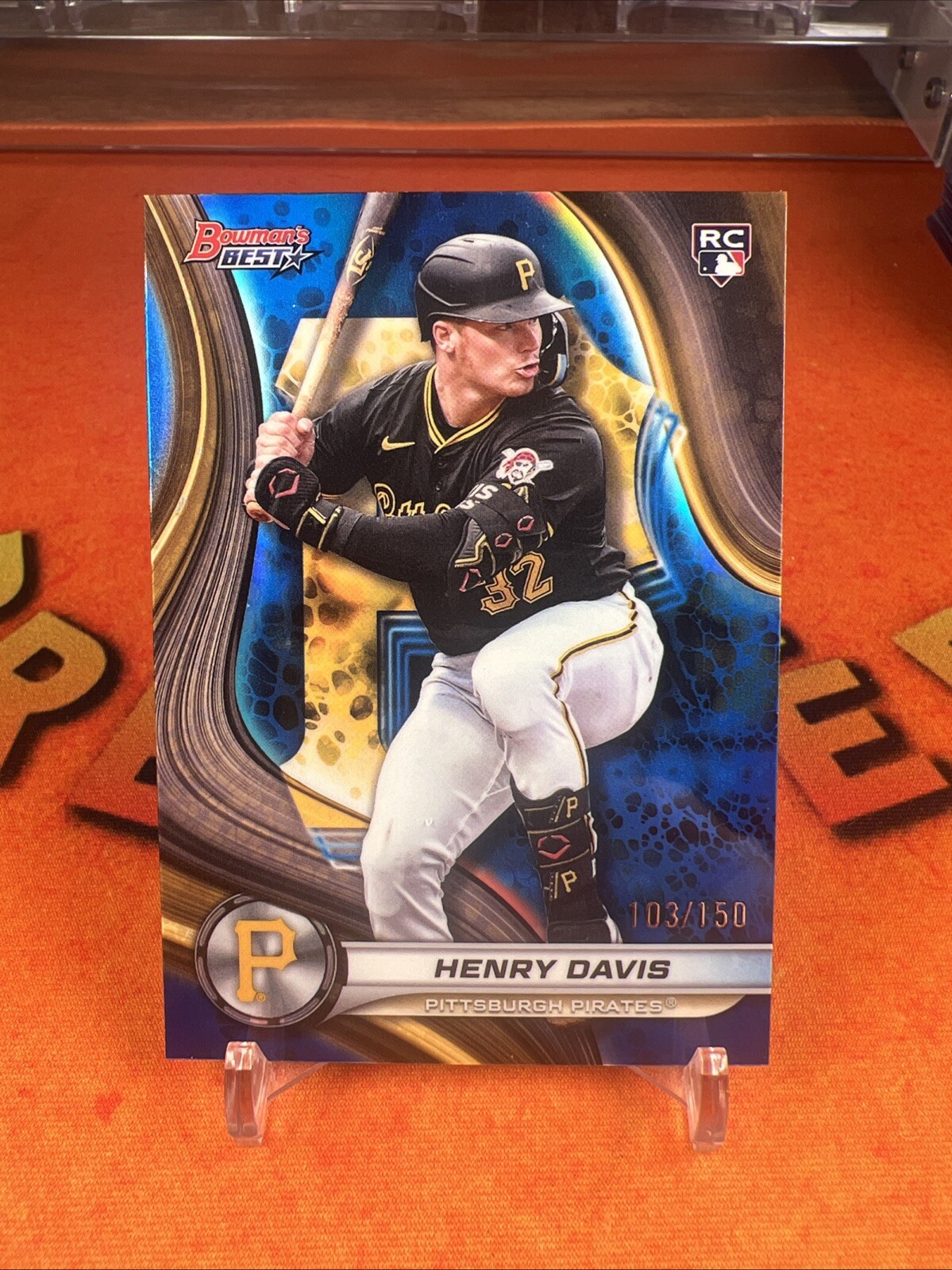 2024 Bowman’s Best Henry Davis RC Blue Refractor /150