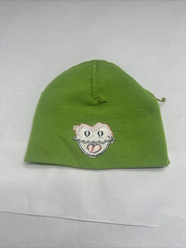 Seltene Rarität Sesamstraße Beanie Oscar The Grouch grün Beanie Mütze 2004 Sesamstraße - Bild 6 von 10