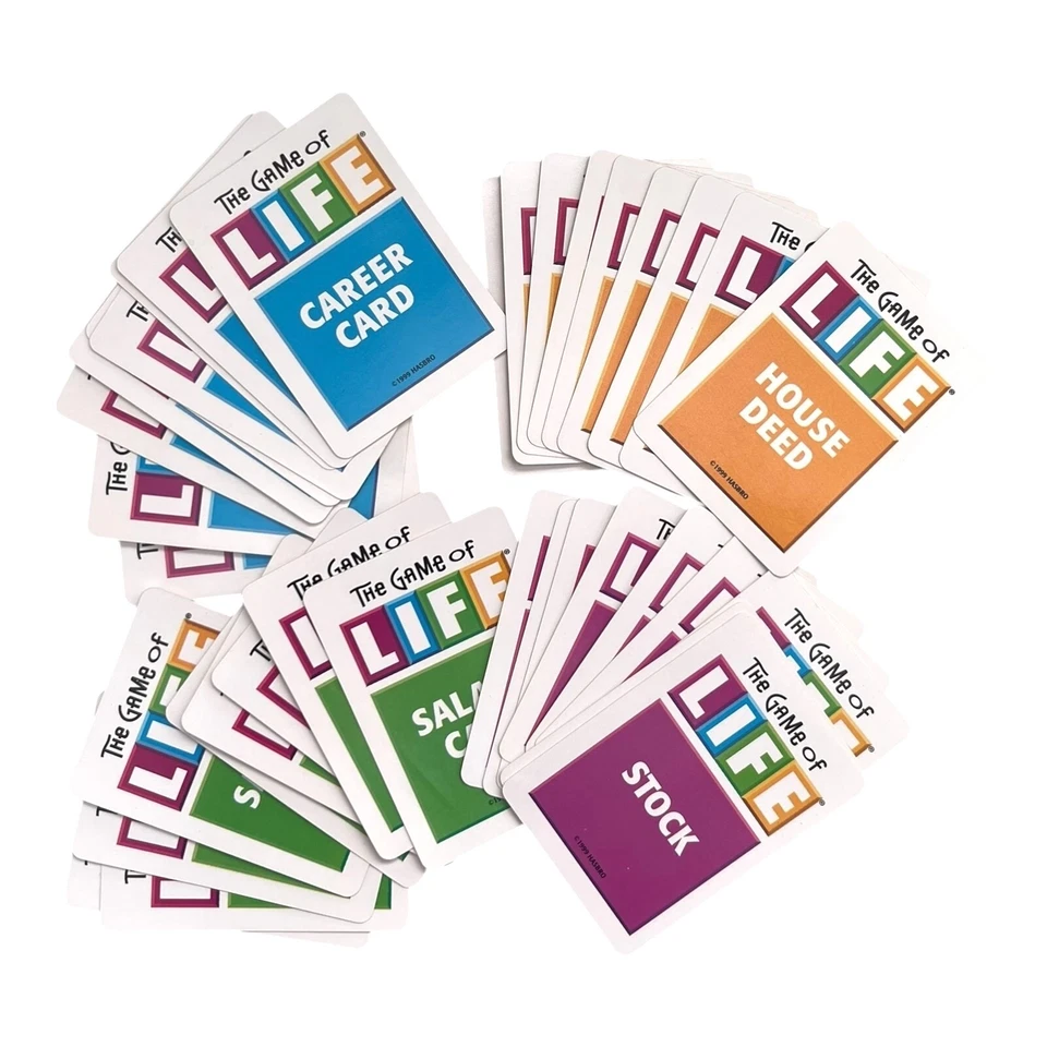 The Game of Life Replacement Cards Set - Complete Deck of All 36 Cards - 1999 - Image 3 of 4