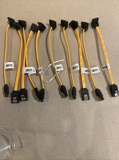SATA 30SR127YL Latching Data Signal Cable 7-Pin Internal 30AWG LOT of 10 T5 