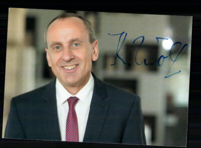 Konrad Wolf autograph card original signed + 11065