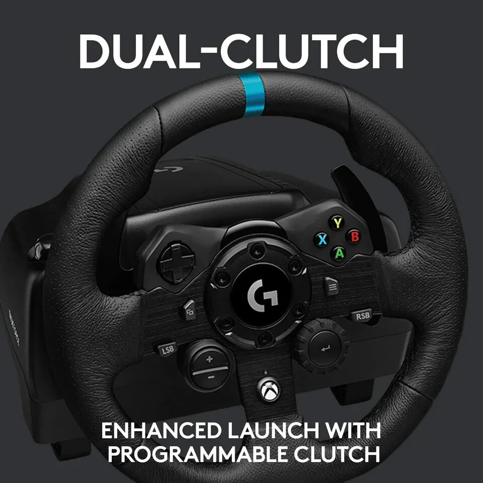 Logitech G923 Racing Wheel and Pedals for Xbox Series XS, Xbox One and
