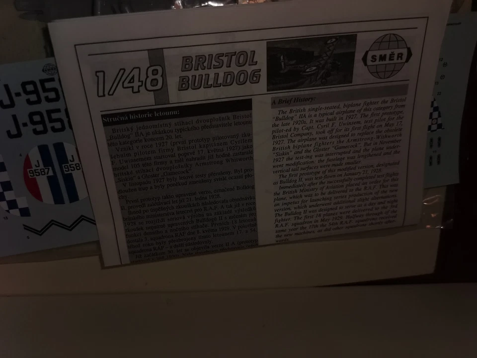 Bristol Bulldog Směr | No. 0812 | 1:48 - Immagine 4 di 4