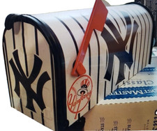 JUMBO New York Yankees Mailbox ~TICKETS~HATS~JACKET