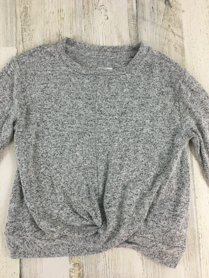 Suéter Gap Niños Niñas Suave Girado Frontal Gris Talla XS 4 5 Foto 2 de 4