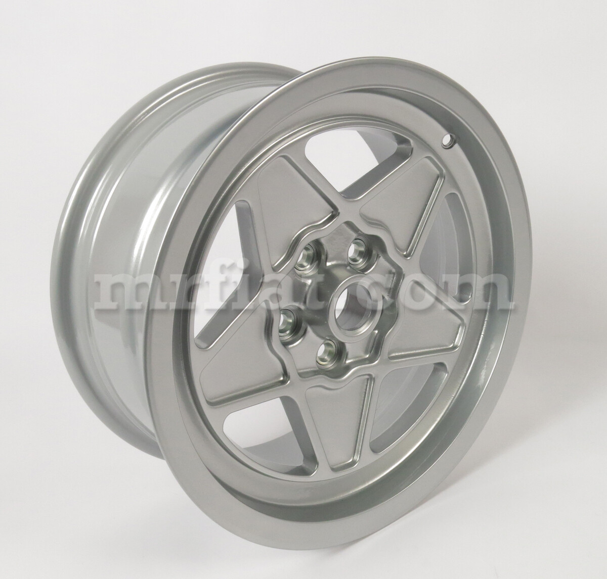 Ferrari 208 308 GT4 GTB GTS Silver Five Spoke Ferrari Style 7x16 Front Wheel New