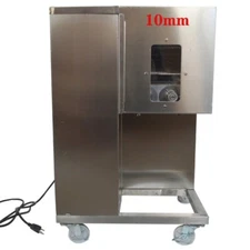 110V 10mm QSJ-A Shredded Meat Cutting Machine Meat Slicer 145mm 500kg/h 2 Motors