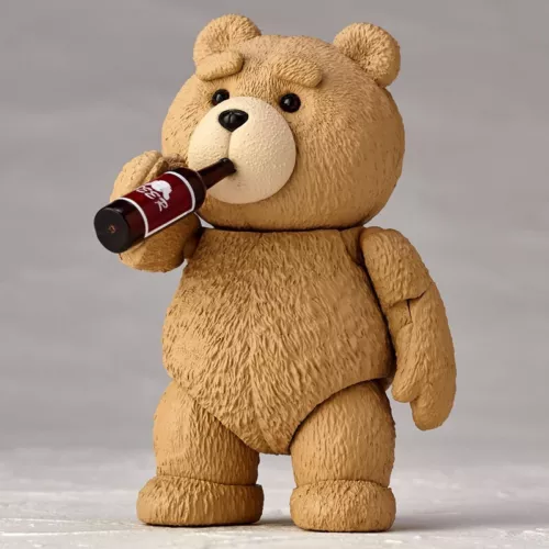 10 cm TED 2 Film Teddybär 4 Zoll in Schachtel bewegliche Actionfigur Spielzeug Sammlermodell - Bild 9 von 9