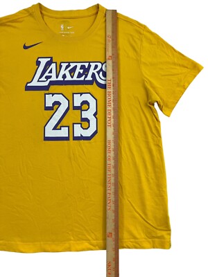 Nike Los Angeles Lakers LeBron James T-Shirt Sz XL | eBay