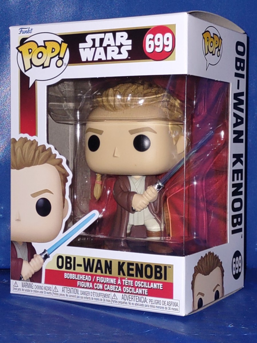 Star Wars Phantom Menace Obi-Wan w/ Light Saber Padawan Funko Pop