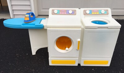 #ad Vintage Little Tikes Washer Dryer Ironing Board Laundry Child Size Play $159.99