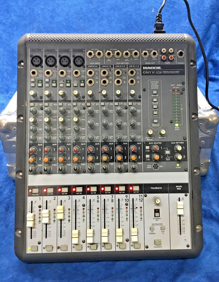 Buy Mackie Onyx 1220 Premium Analog Mixer 12 Channel online | eBay