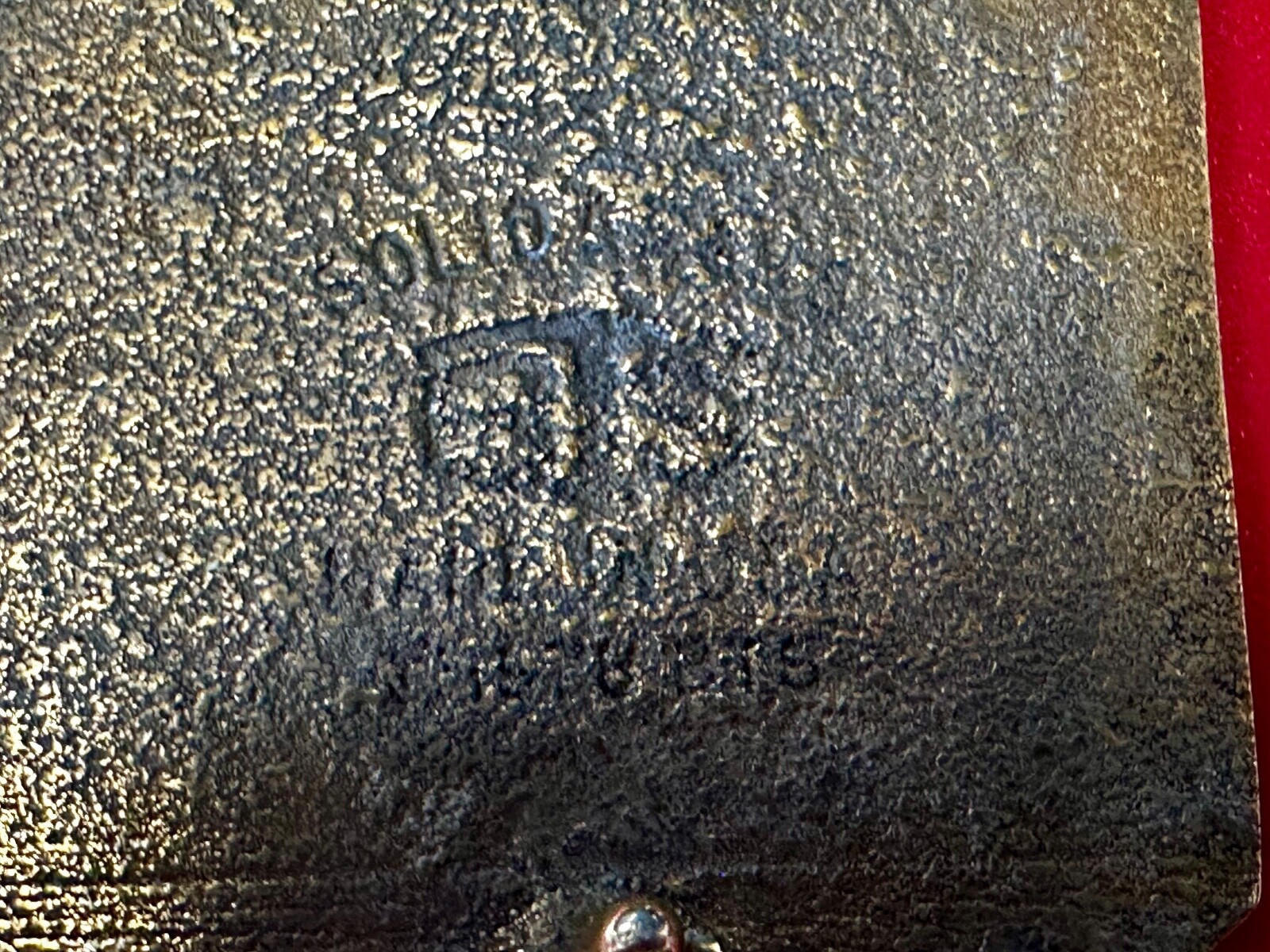 Locomotive Steam Engine Train Solid Brass Vintage… - image 7