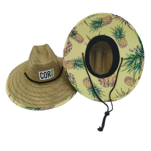 COR Surf Classic Straw Lifeguard Hat 