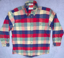 Orvis Flannel Shirt Mens XL Plaid Button-Down Outdoor Workwear Casual Western