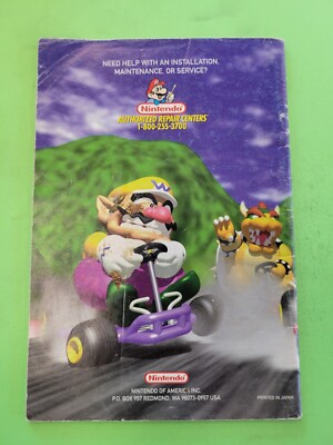 まりこページ MARIO KART 64 - NINTENDO 64 N64 - MANUAL ONLY *NO GAME INCLUDED
