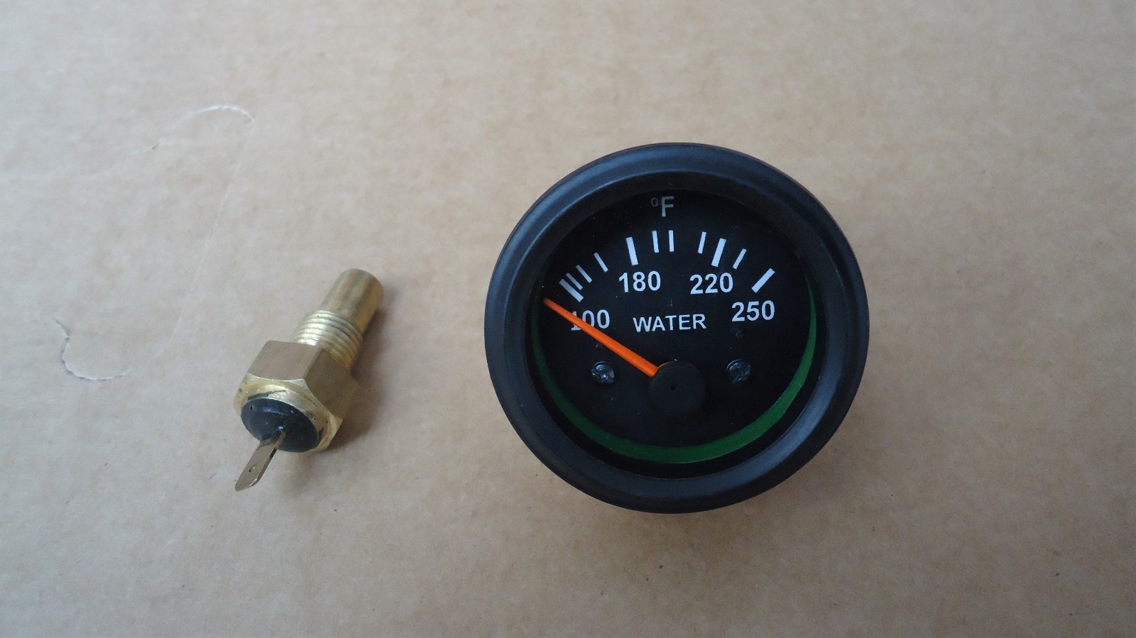 Electrical Temp Gauge with Sender Coolant gauge sender 1/8" thread 12 v