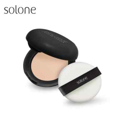 [SOLONE] Exclusive Matte 01 IVORY Pore Refining Finishing Pressed Powder 5g NEU