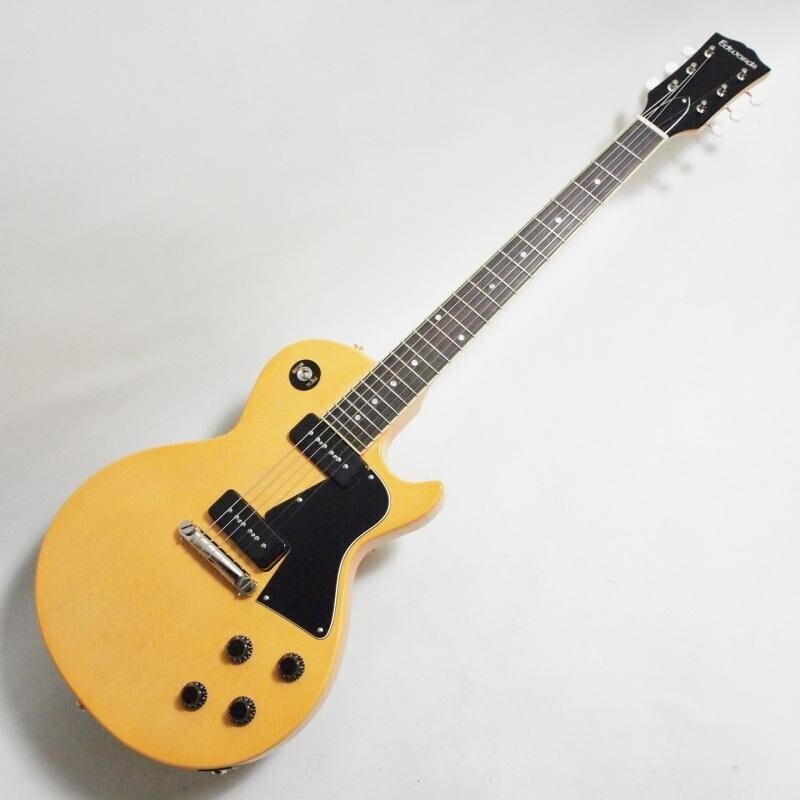 Edwards E-LS-LTD Electric Guitar with GOTOH Tuners & Bridge in TV Yellow