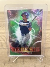 2021 Bowman Chrome Draft Genesis Green Refractor /99 Harry Ford #GNS-11 Rookie