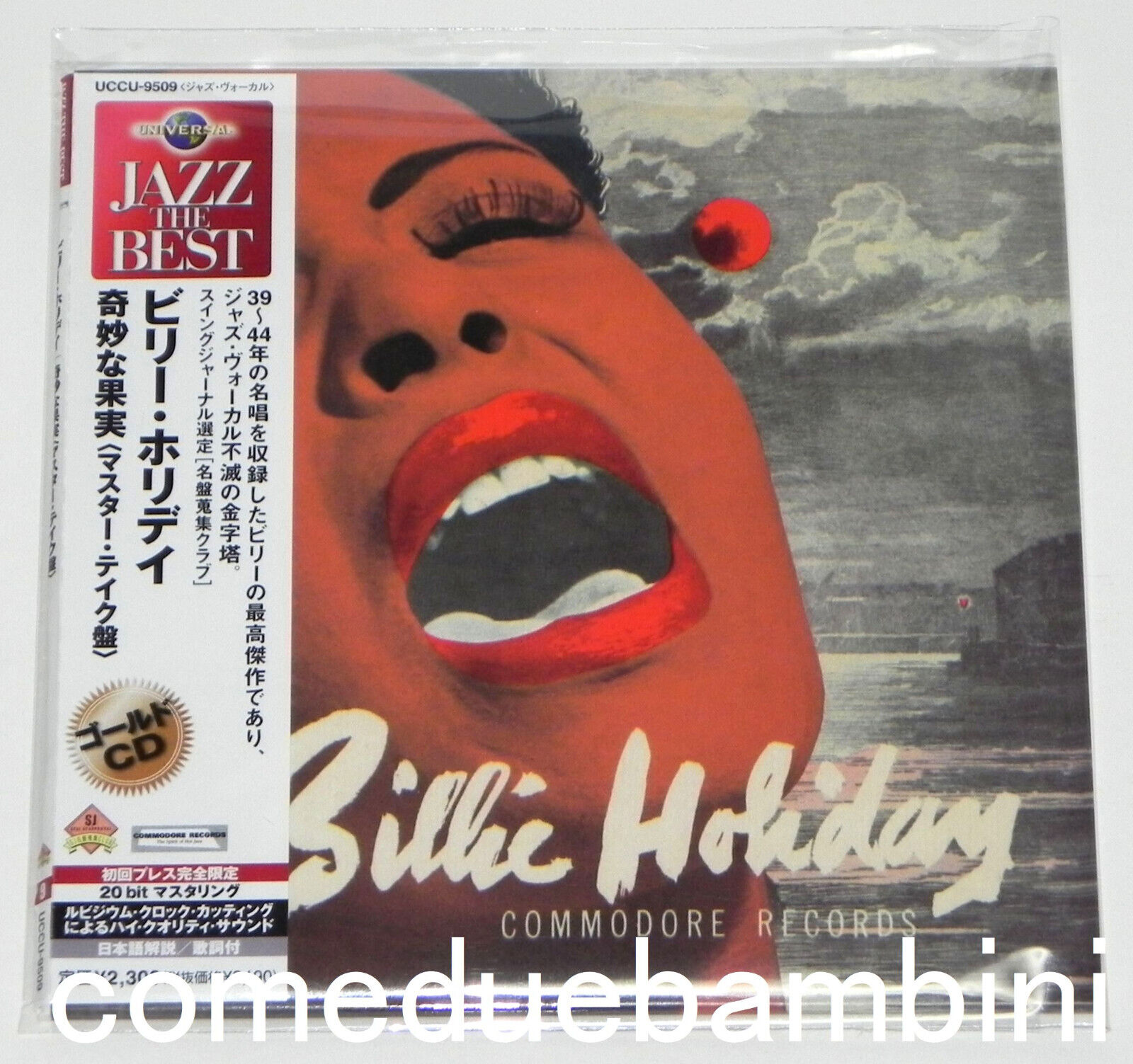 Billie Holiday / Strange Fruit JAPAN CD Mini LP w/OBI UCCU-9509 GOLD DISC