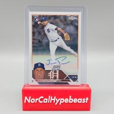 2023 Topps Chrome Baseball Jermaine Palacios RC Base Rookie Auto RA-JP A