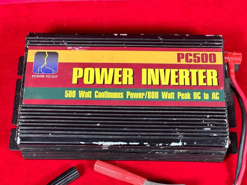 POWER-TO-GO Power Inverter PC500 500 Watt Continuous 800 Watt Peak DC TO AC - Image 4 of 4