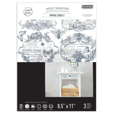 Re-Design by Prima Decor Transfers Vintage Etiketten I