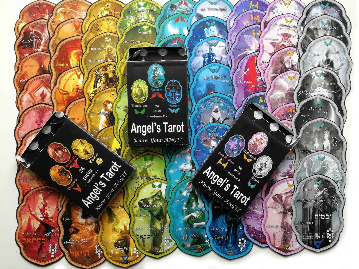【正規品　タロットカード】 GUARDIAN ANGEL TAROT CARDS Guardian Angel Messages Tarot Cards 78 pcs Cards - Complete
