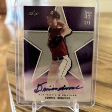 2020 Leaf DOMINIC SCAVONE Perfect Game Autographs Purple Auto #1/1 USA Baseball