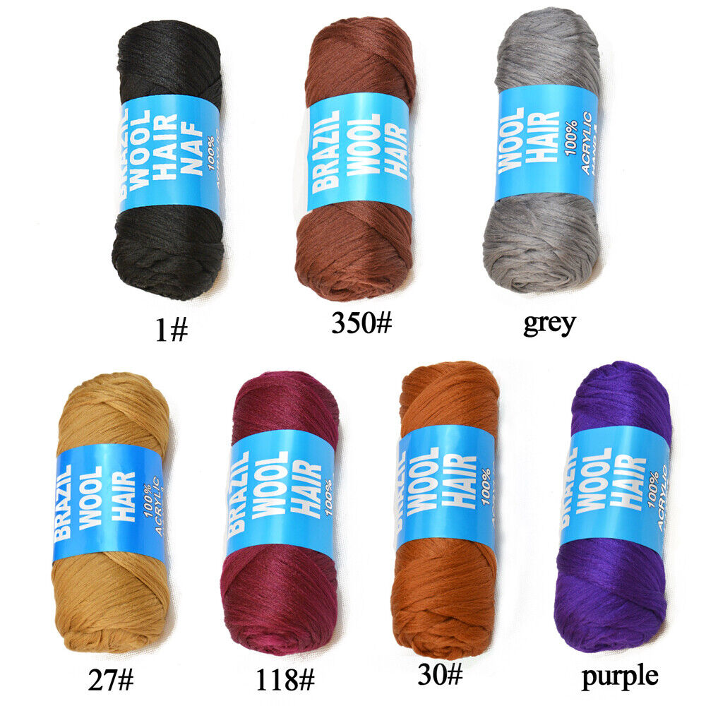 Brazilian Wool Hair Yarn for Braiding Weaving Knitting Twist Braids Faux  Locs