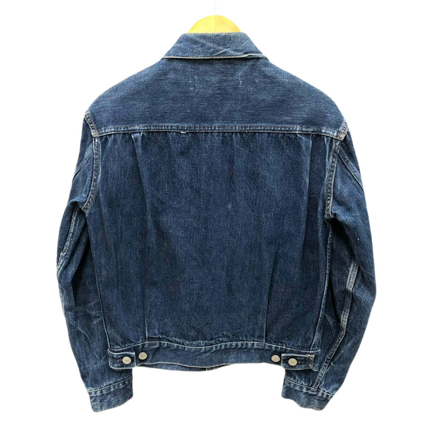 LEVI'S 507XX Denim Jacket Button Back Engraved 