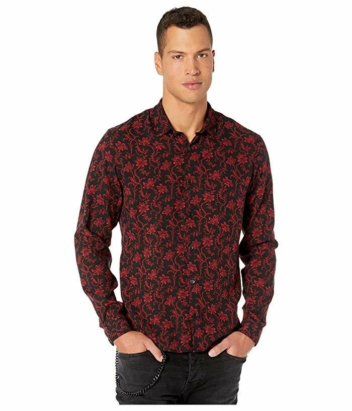 Printed Long-Sleeved Shirt - Men - Ready-to-Wear