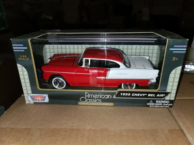 1955 chevy bel air coupe diecast replica