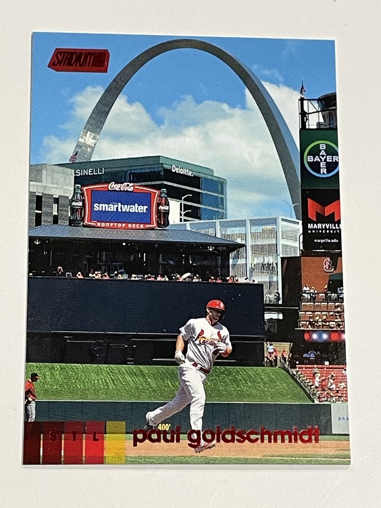 2020 Stadium Club Baseball Red Foil #68 - Paul Goldschmidt - St. Louis Cardinals