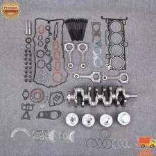 Engine Rebuild Overhaul Kit w/Crankshaft Conrod Piston for Hyundai Kia 2.4L G4KJ