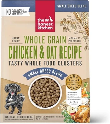 The Honest Kitchen Whole Food Clusters Whole Grain Chicken Dry Dog Food, 1 lb