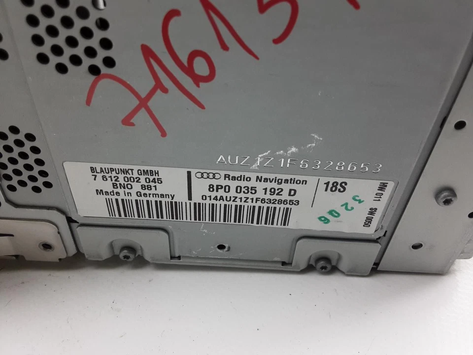 AUDI A3 8P MOD. 2003-2008 Radio Autoradio 8P0035192D - Bild 4 von 4