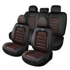 Full Set Seat Covers for Toyota Camry 2015-2026 Black Coffee