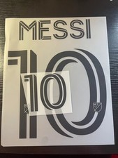 Argentina Lionel Messi Player Size Soccer Shirt Nameset Name Number ID Print
