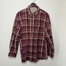 Carhartt Relaxed Fit Plaid Button Down Shirt Size Large
