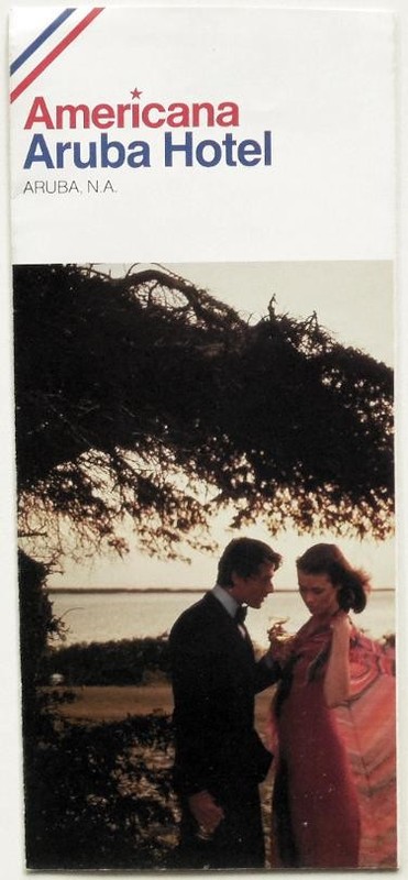 ARUBA, Netherlands Antilles - Americana Aruba Hotel - 1980s Advertising Brochure