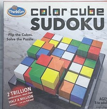 250105 Toy ThinkFun COLOR CUBE SUDOKU Game Co...