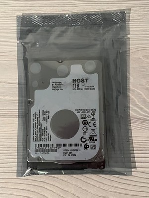Travelstar 1 TB HGST HTS541010B7E610 Z5K1 SATA HDD 5400rpm 6,3cm 2,5'' JAN-2018