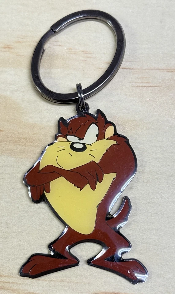 2000 Licensed Warner Bros. Taz Devil-Tweety Bird-Sylvester-Bugs Bunny Keychain - Image 4 of 4
