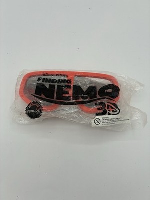 Rare Vintage 2003 NEW SEALED Disney Pixar Finding Nemo Orange 3D Movie Glasses
