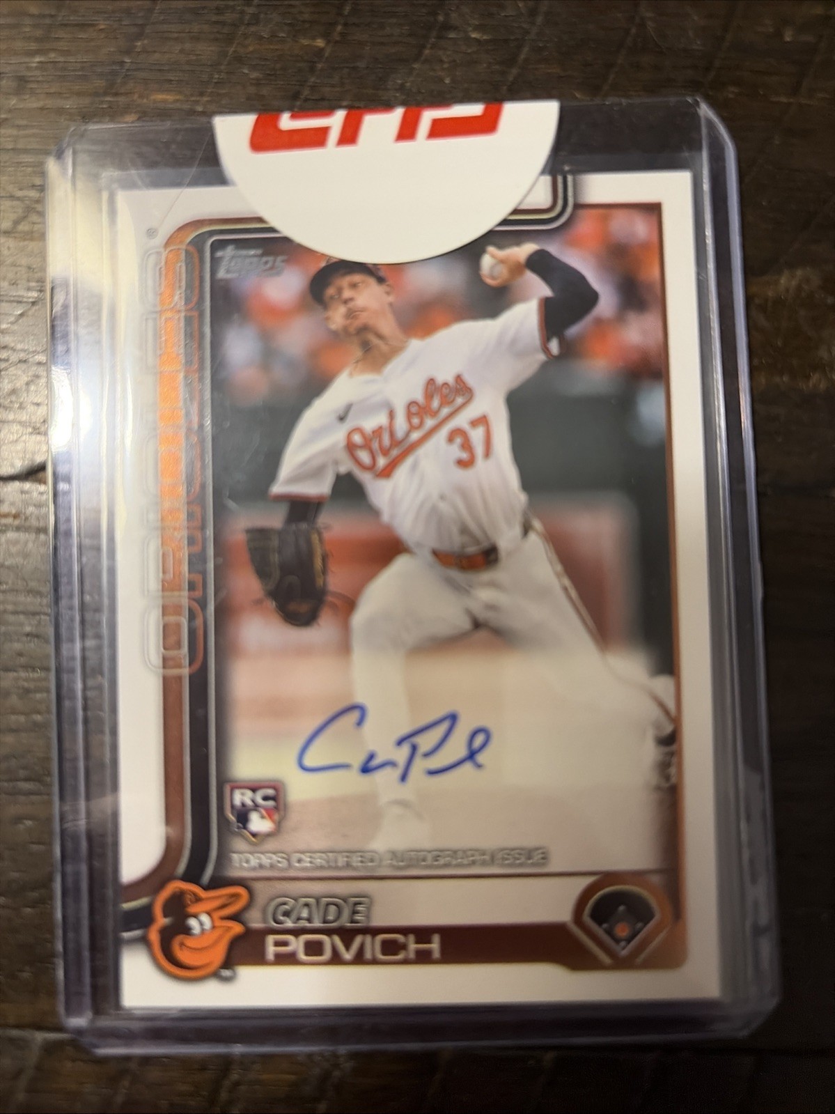 2025 Topps Series 1 - Flagship Real One Autographs Cade Povich #25 (AU, RC)