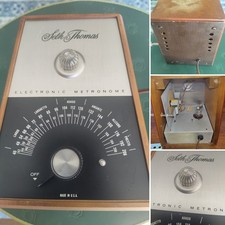 MCM Seth Thomas Electronic Metronome - Vacuum Tube Pulse  Light Timer