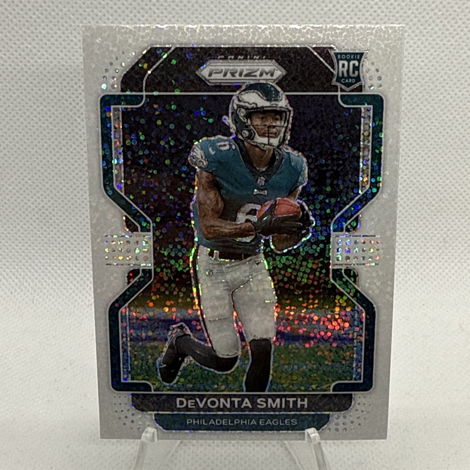 2021 Prizm White Sparkle DeVonta Smith RC #335 Eagles