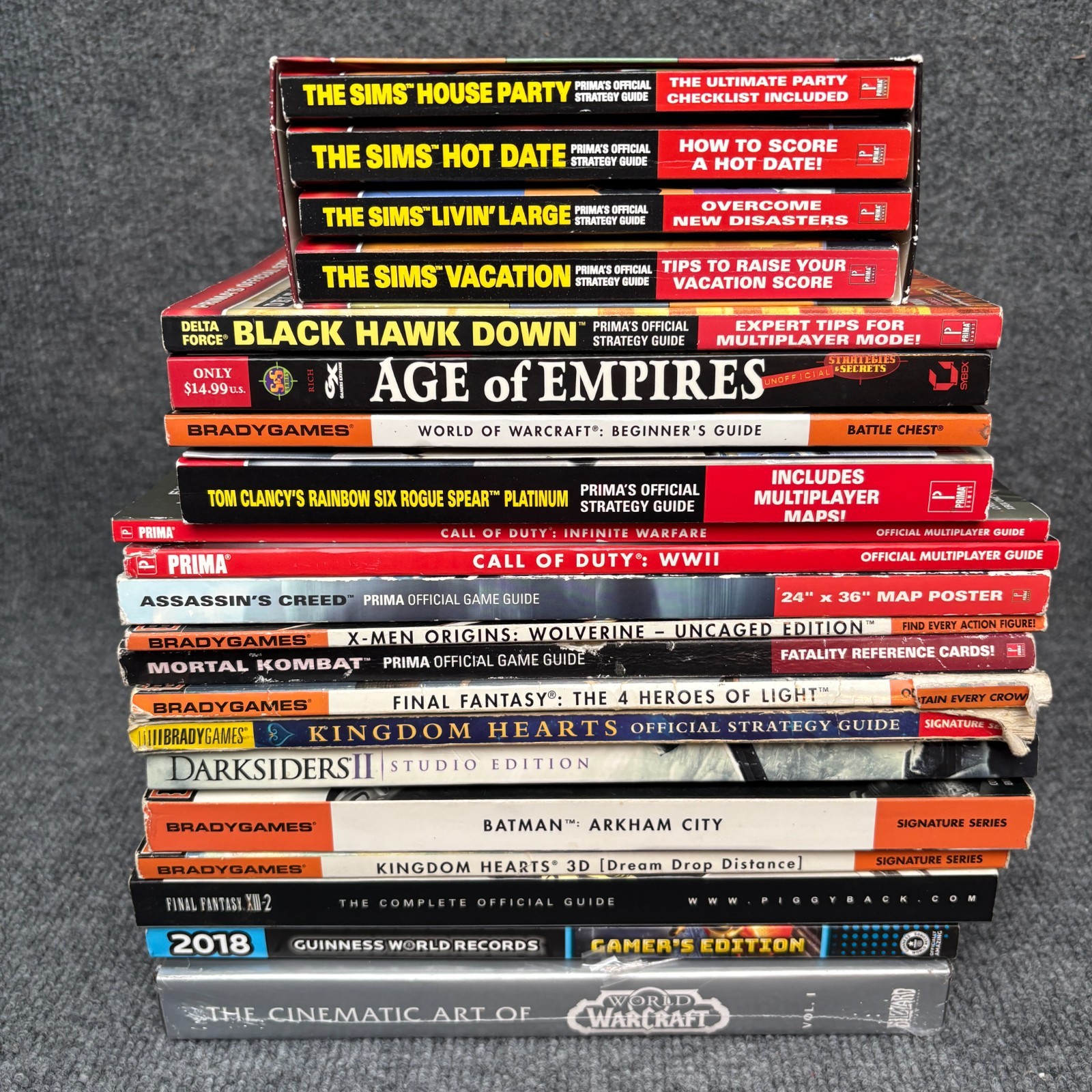 Video Game Strategy Guide Lot Prima Brady Games Mixed Condition